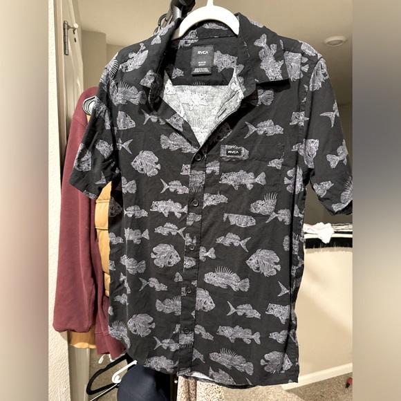 Boy RVCA collared shirt - Picture 2 of 2